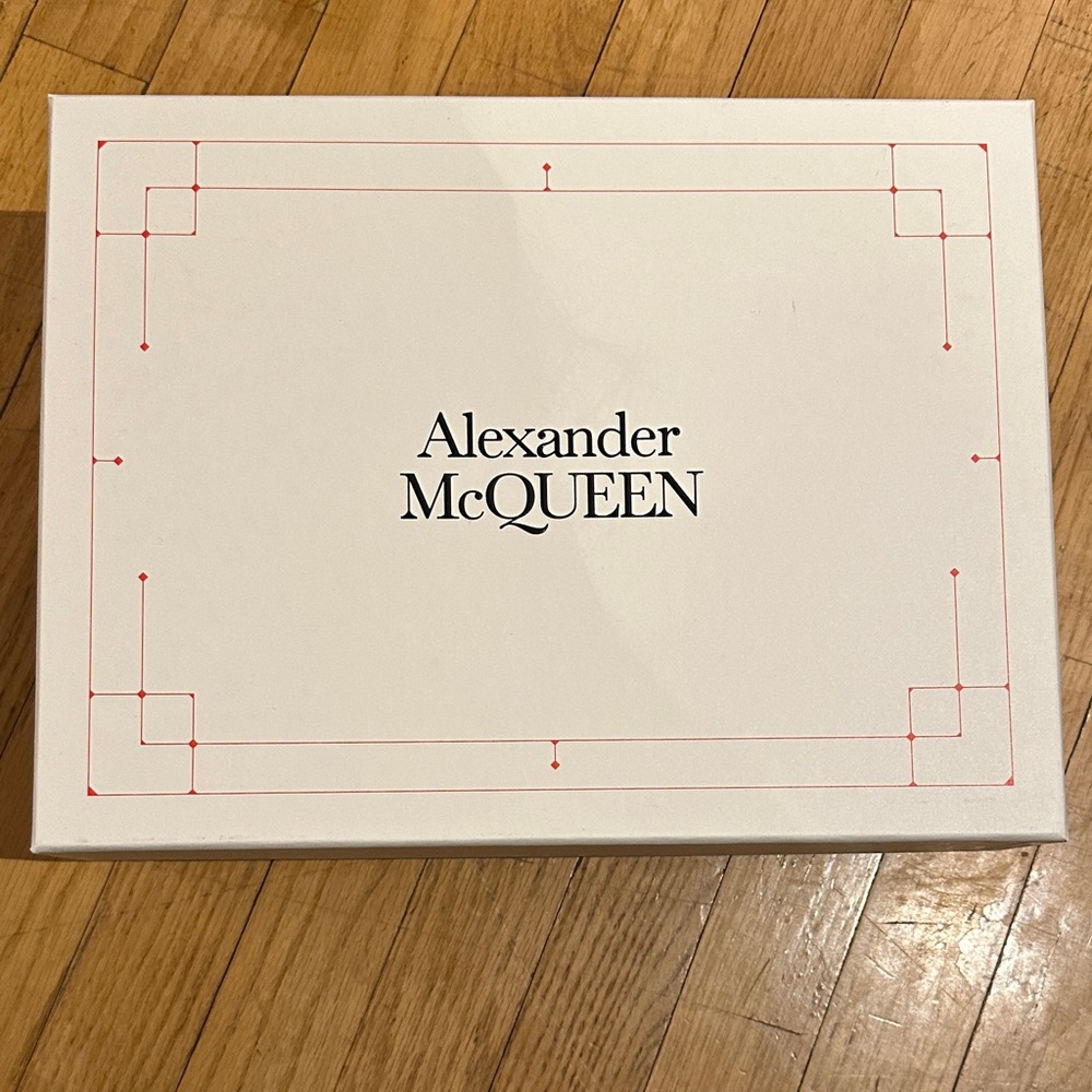 Alexander McQueen White and Red Decorative Box